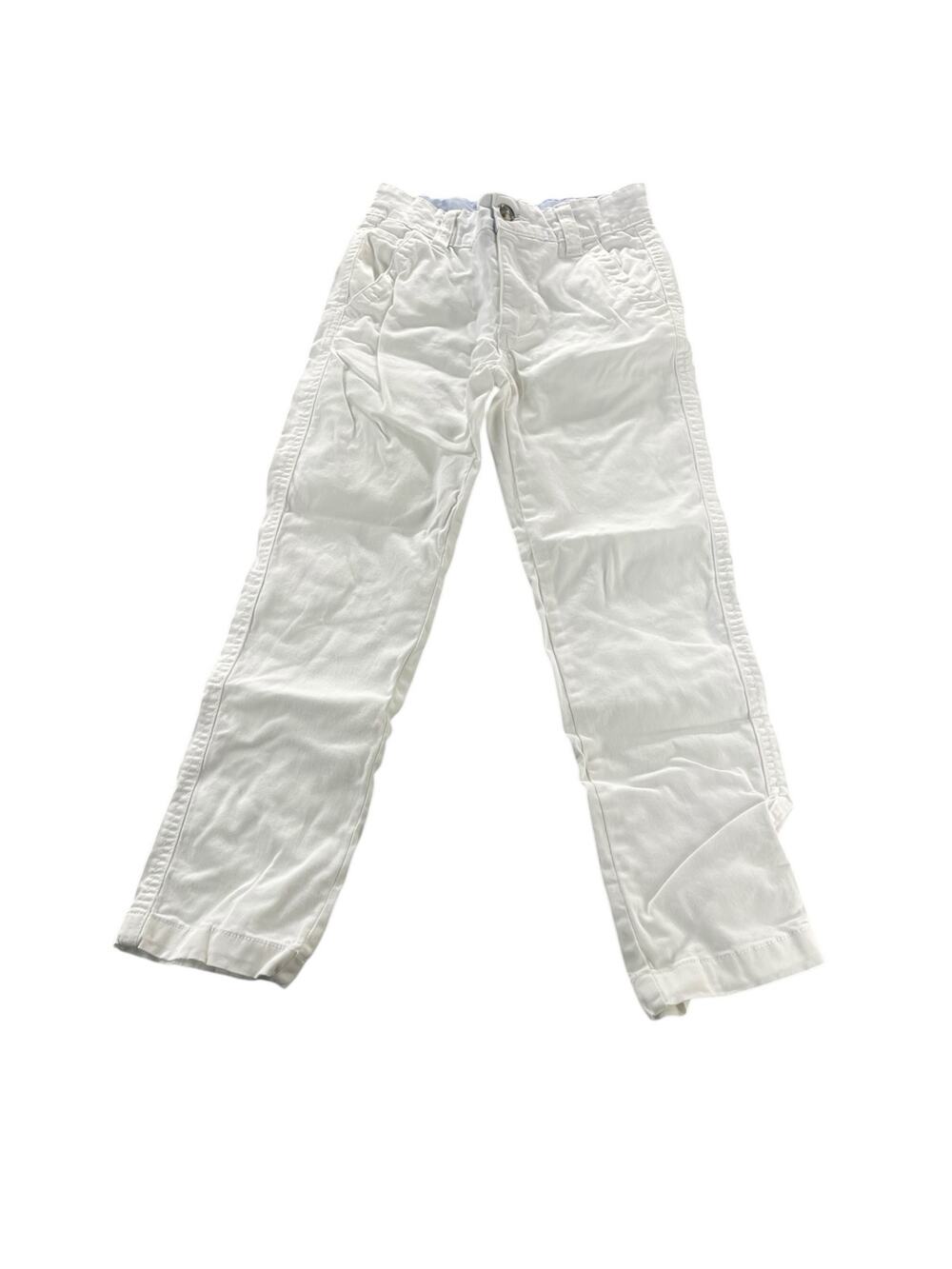 Tommy Hilfiger White Flat Front Chino Khaki Pants Women's Size 8
